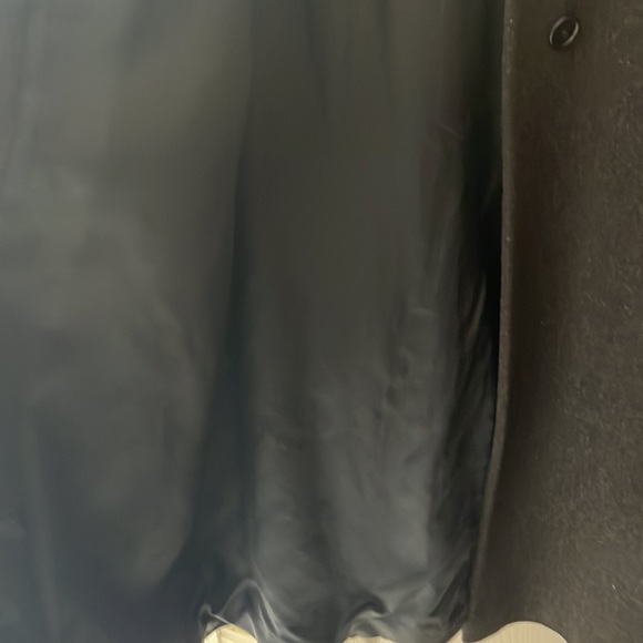 Calvin Klein long wool coat with faux beaver collar - Picture 8 of 10